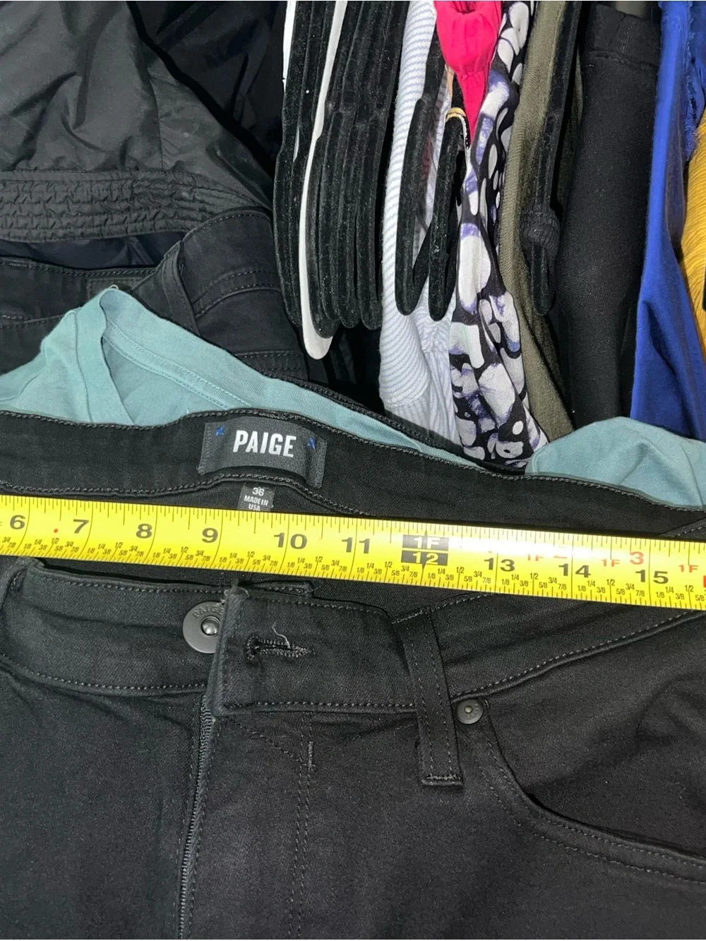 PAIGE Black Straight-Leg Men’s Jeans